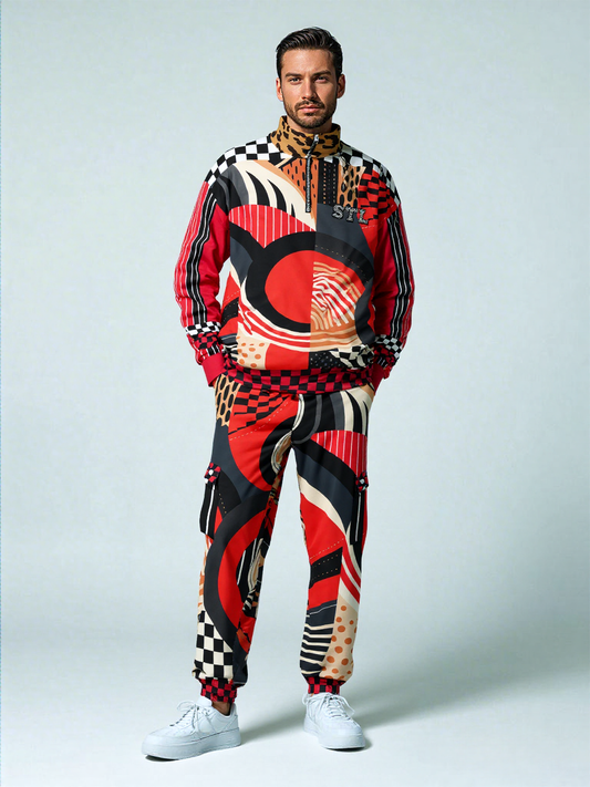 Switch Me Black Heavyweight Quarter Zip Unisex Pullover