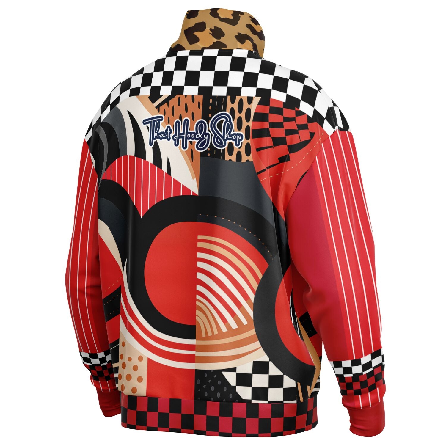 Switch Me Black Heavyweight Quarter Zip Unisex Pullover