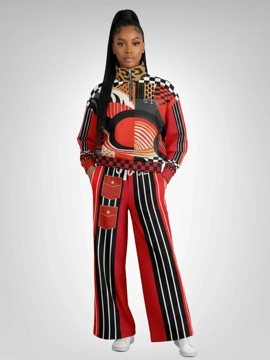 Switch Me Black Heavyweight Quarter Zip Unisex Pullover