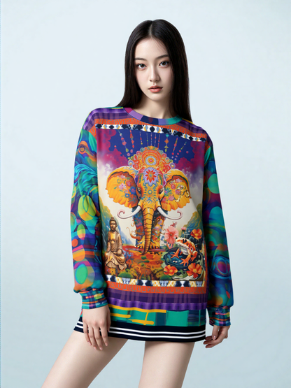 The Most Decorated Elephant Unisex Sweatshirt (Gold Label)
