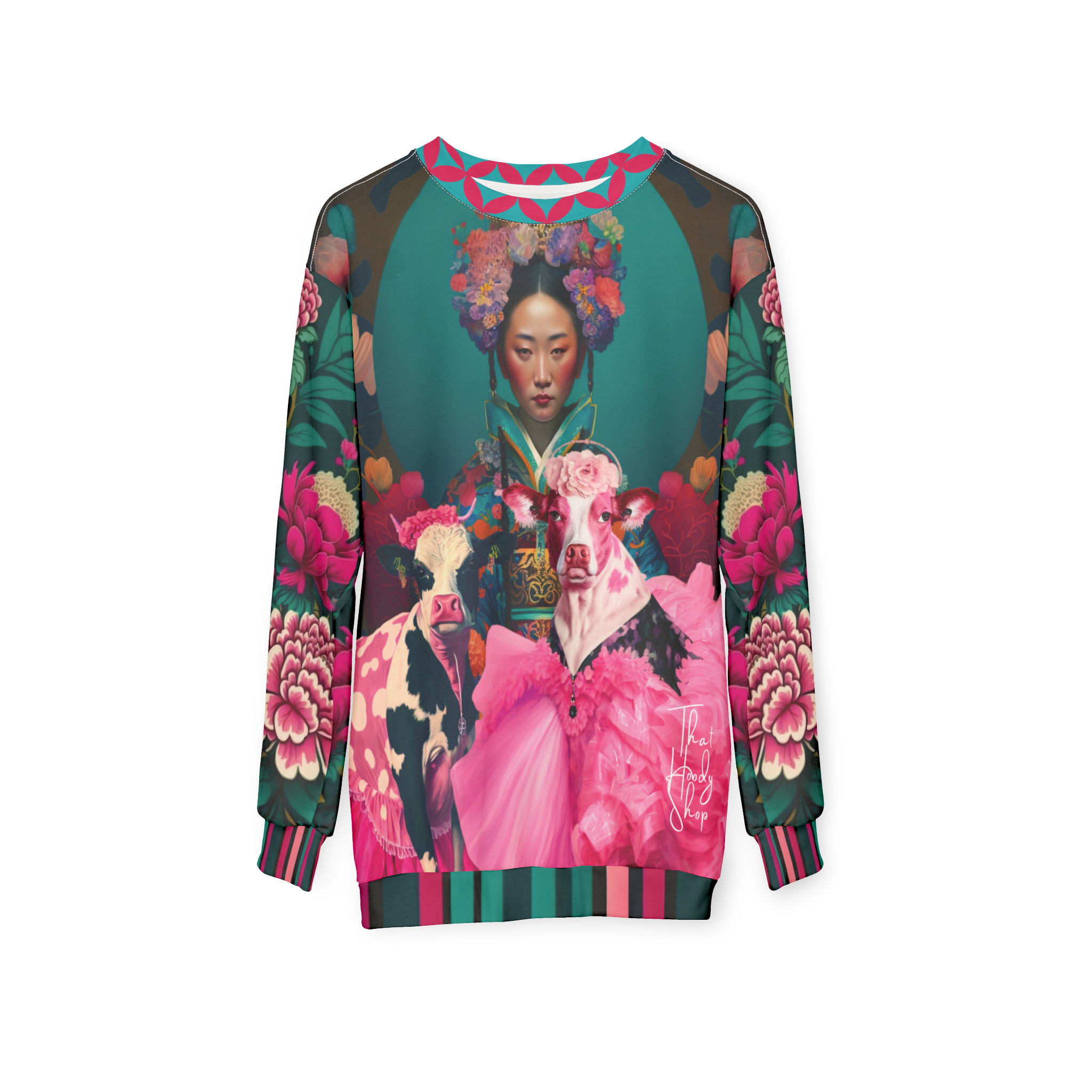 The Pouty Princesses Pop Art Unisex Sweatshirt (Gold Label)