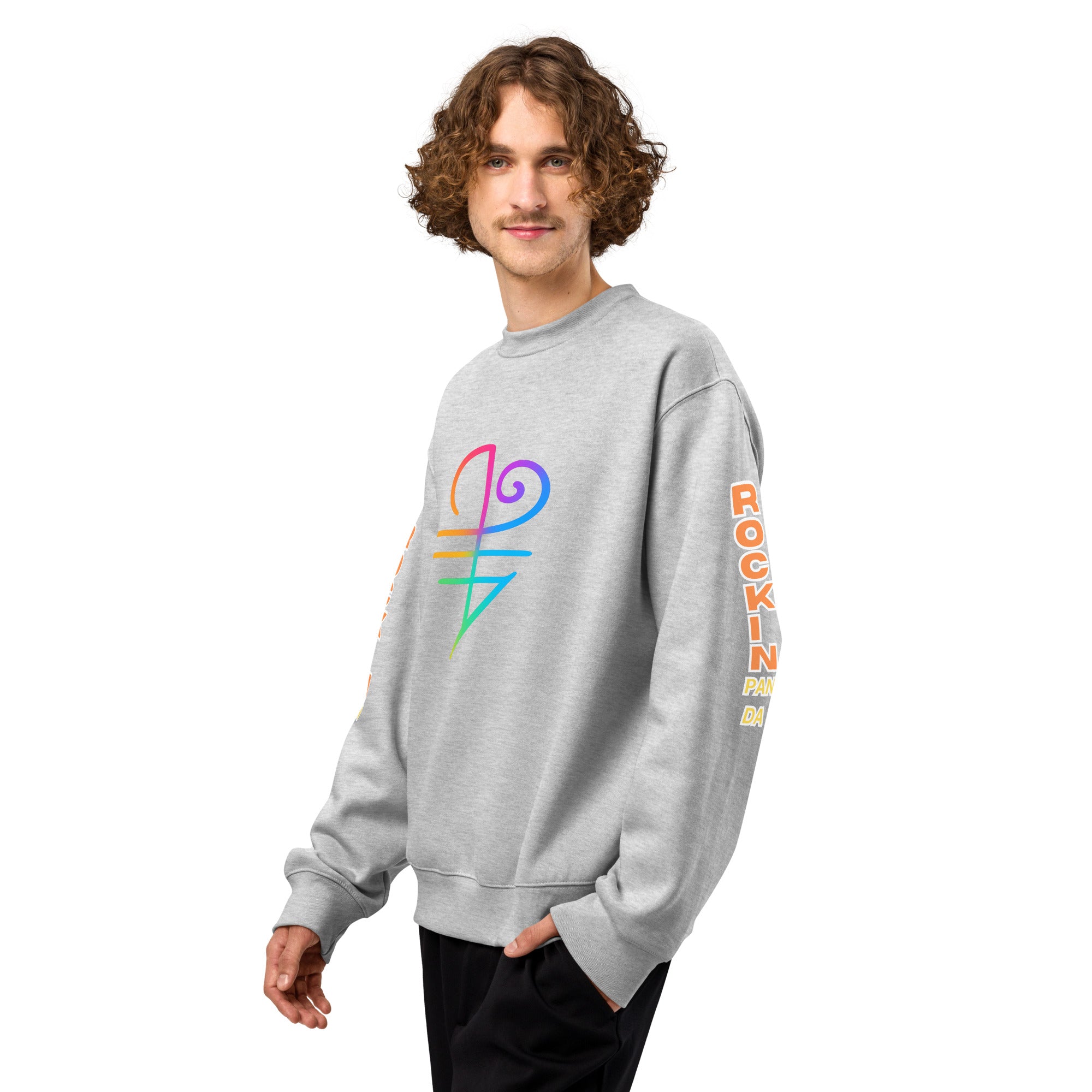 The Power of Boundaries - Protection Sigil Oversized Heavyweight Sweatshirt