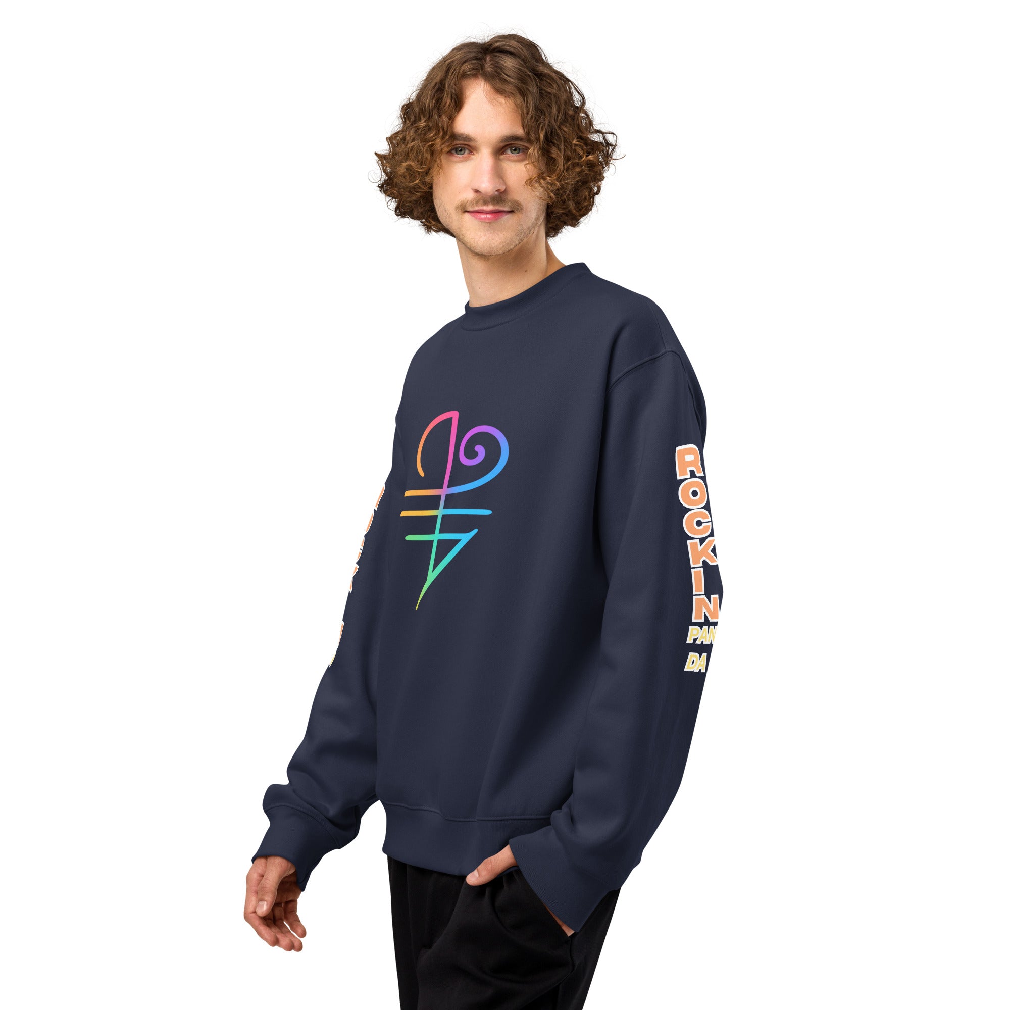The Power of Boundaries - Protection Sigil Oversized Heavyweight Sweatshirt