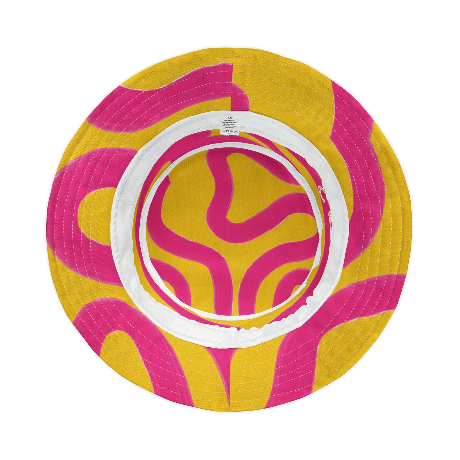 The Squiggly Wiggly Tie-Dye Vibrant Bucket Hat