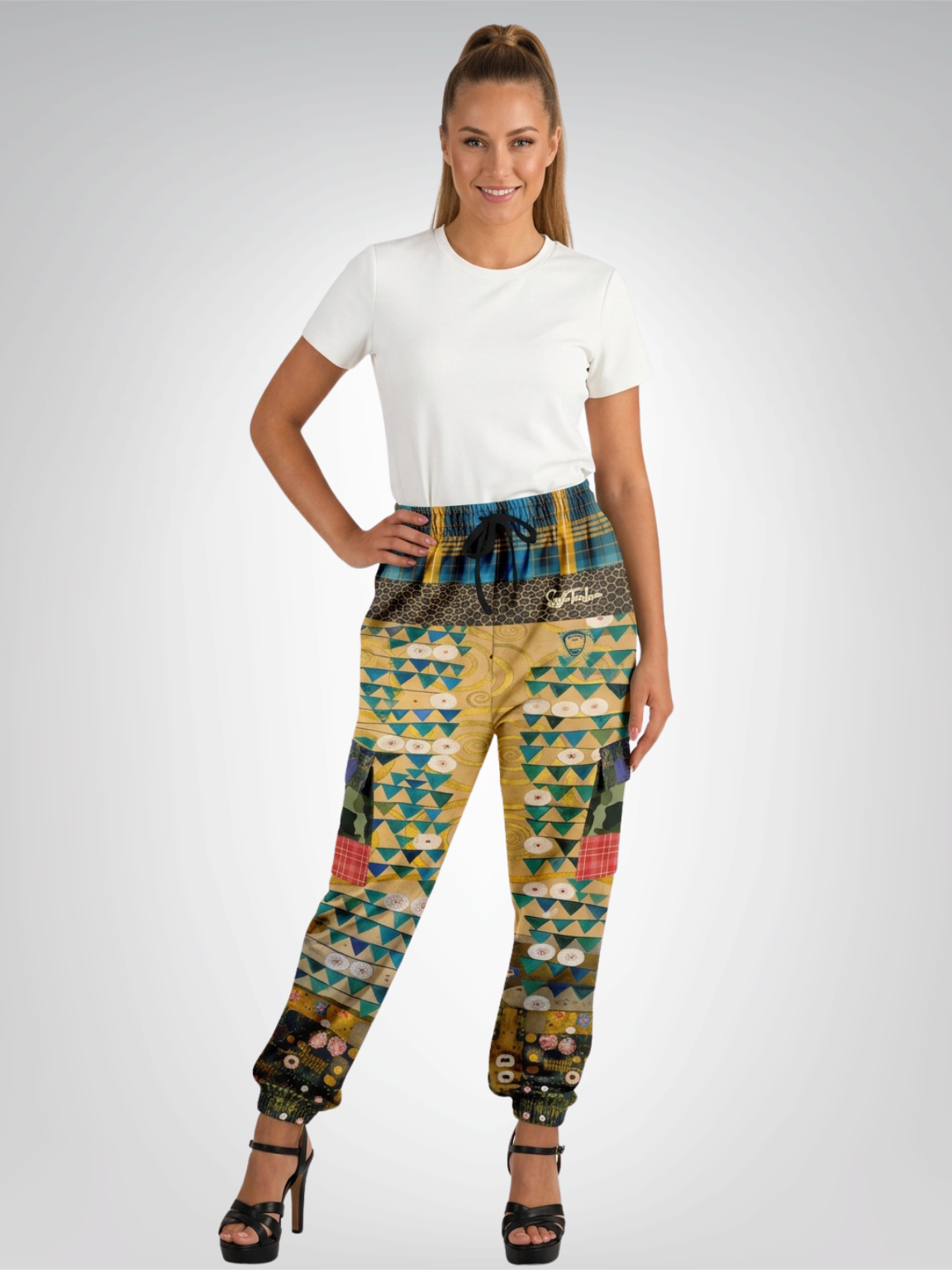 Time in Reflection at Trivaux Eco-Poly Cargo Joggers