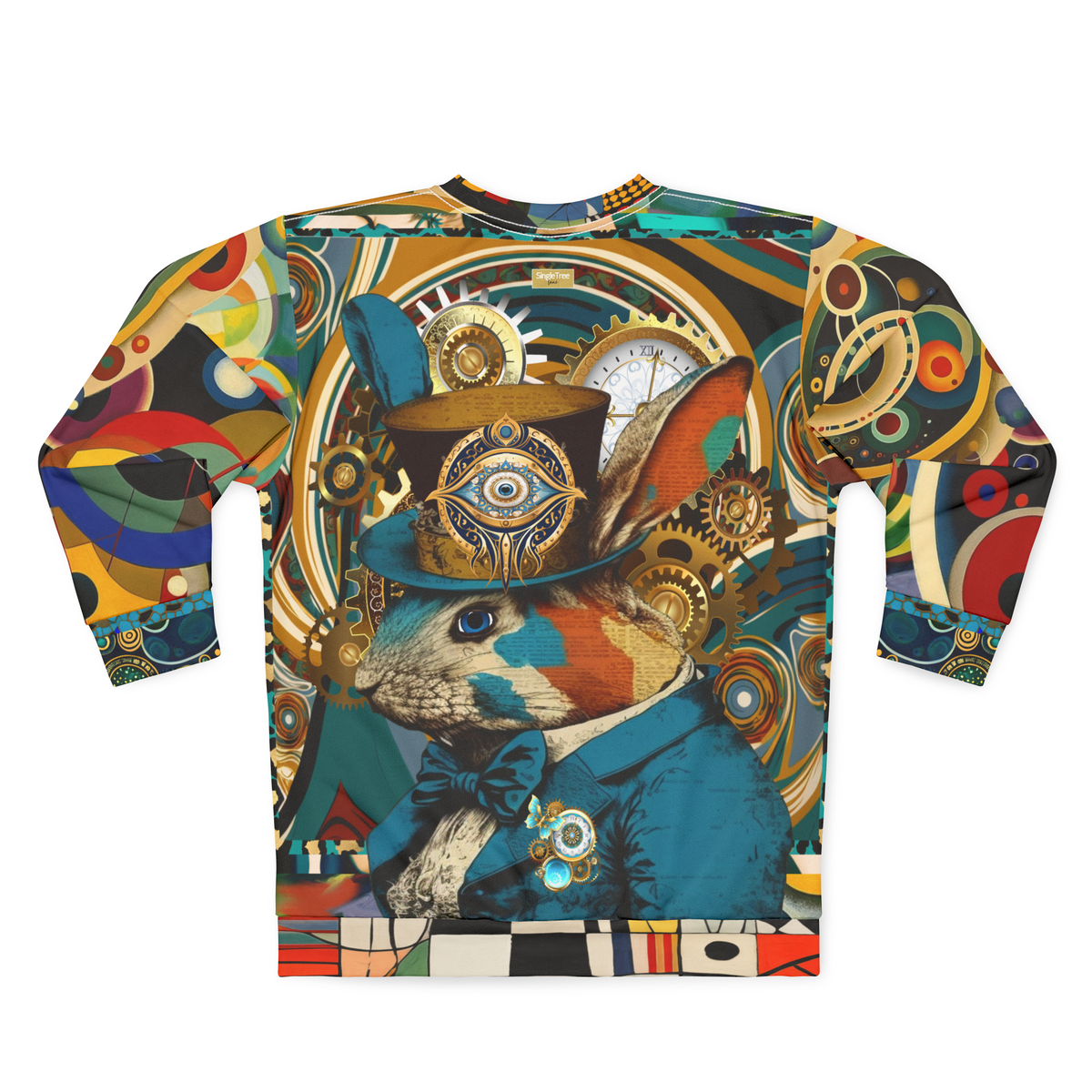 Time is Up Bunny Rabbit Unisex Sweatshirt (Gold Label)