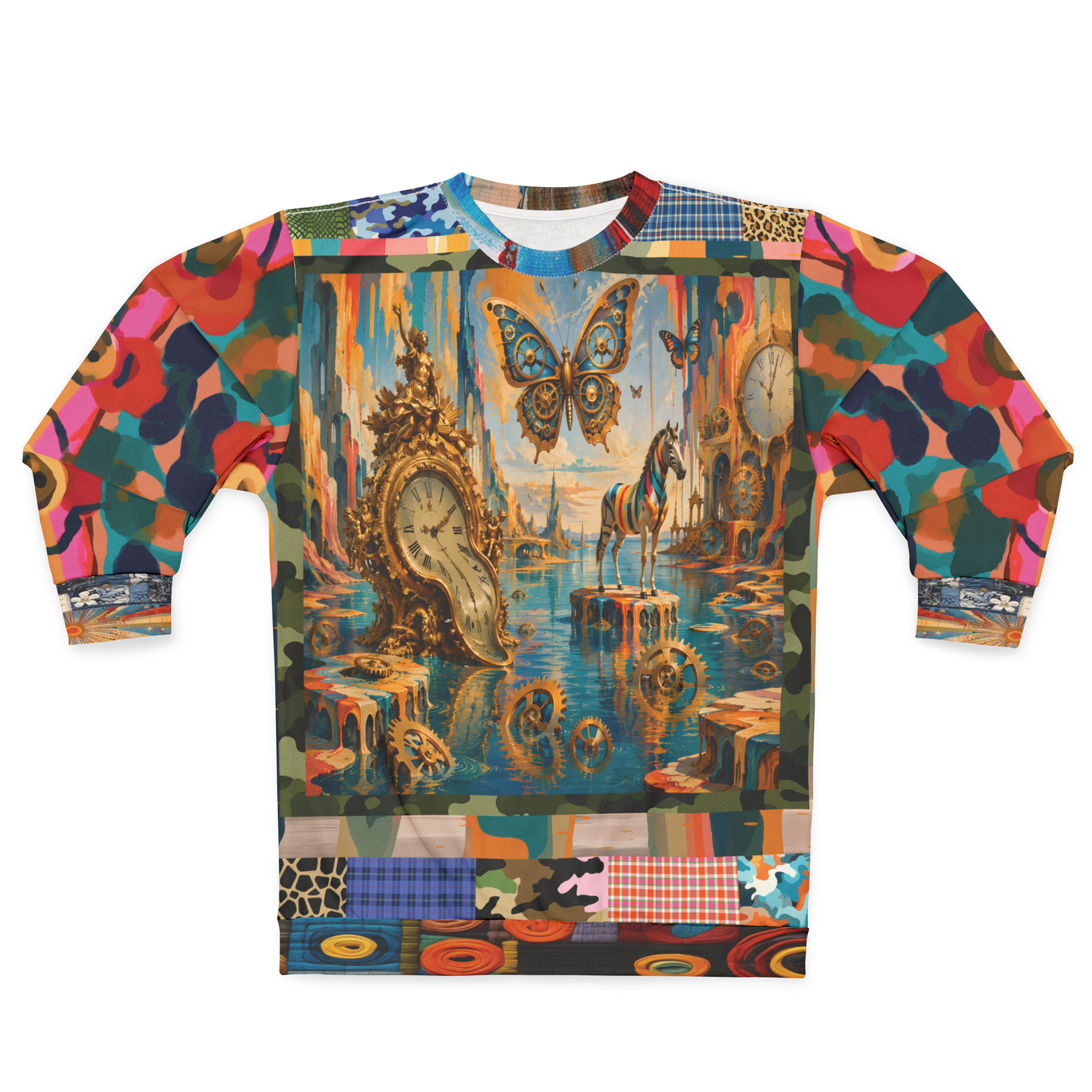Time Traveler’s Dreamscape Unisex Sweatshirt (Gold Label)