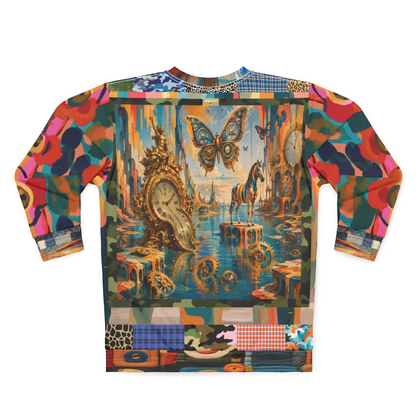 Time Traveler’s Dreamscape Unisex Sweatshirt (Gold Label)