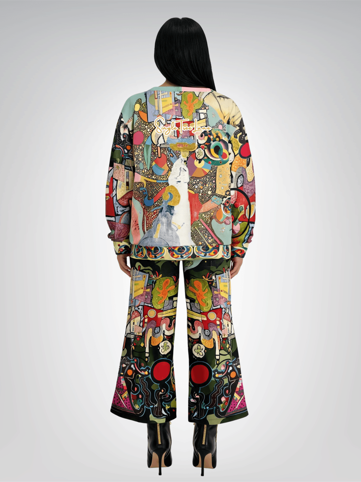 Tiptoe Through the Kandinskys Heavyweight Unisex Cardigan