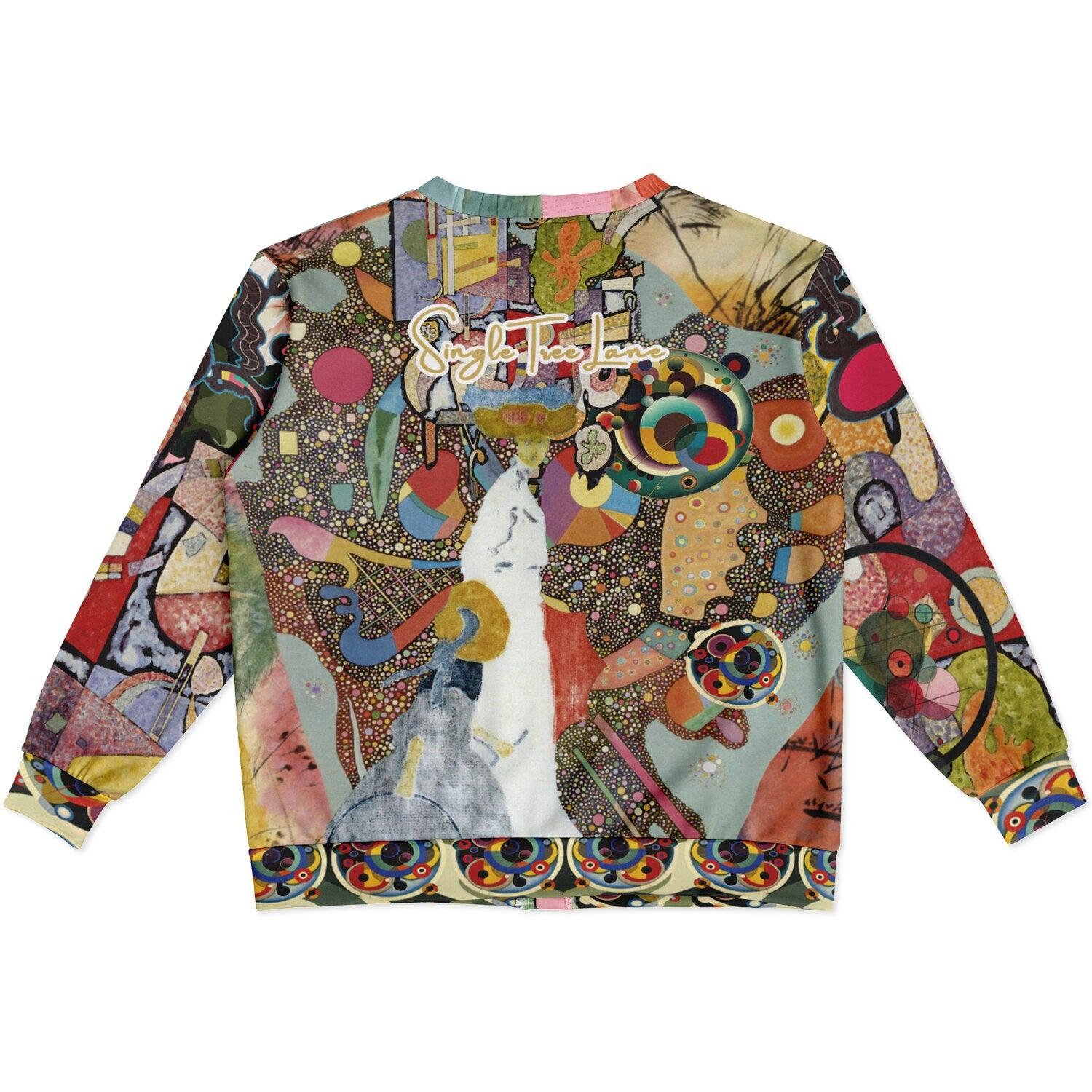 Tiptoe Through the Kandinskys Heavyweight Unisex Cardigan