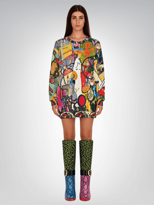 Tiptoe Through the Kandinskys Unisex Sweatshirt (Gold Label)