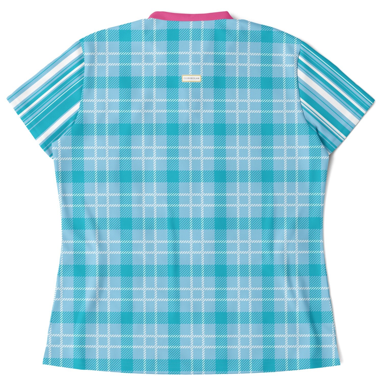 Trapped in Blue SkieS Mandarin Collar Ladies Golf Polo Jersey