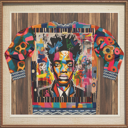 Trapped in Desolation - Black Man in Graffiti Unisex Sweatshirt (Gold Label)