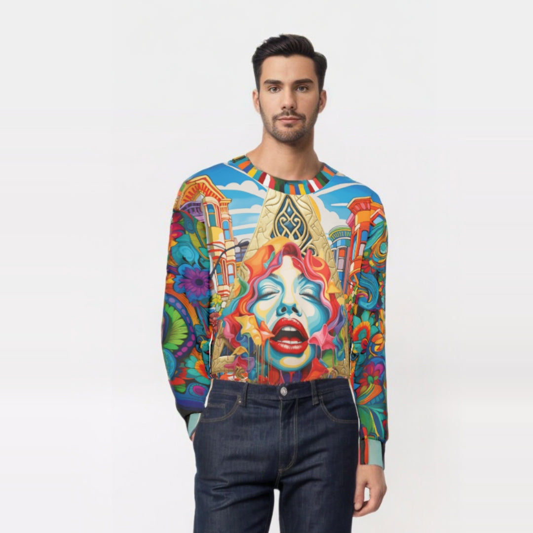 Trapped in Silence Pop Art Unisex Sweatshirt (Gold Label)