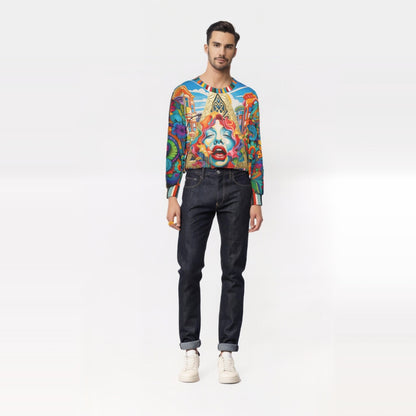 Trapped in Silence Pop Art Unisex Sweatshirt (Gold Label)