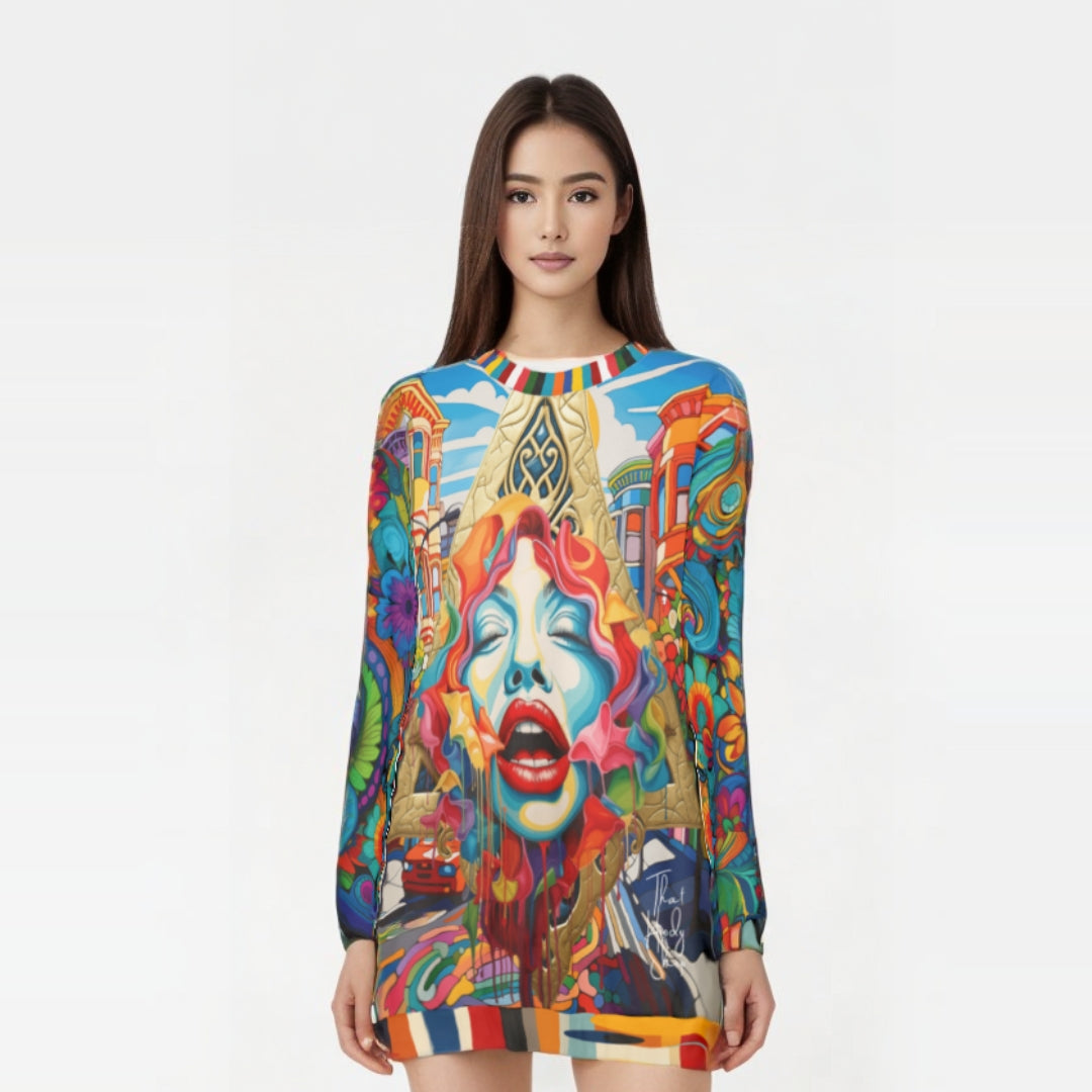 Trapped in Silence Pop Art Unisex Sweatshirt (Gold Label)