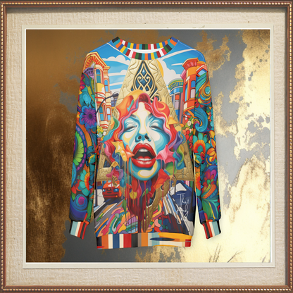 Trapped in Silence Pop Art Unisex Sweatshirt (Gold Label)