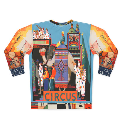Traveling Circus Caravan in Sunset &amp; Sky Unisex Sweatshirt (Gold Label)