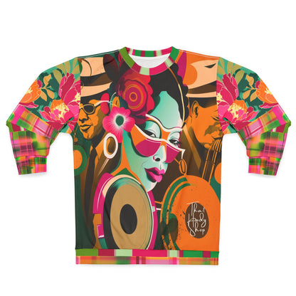 Trio in Orange - Original Edition Pop Art Unisex Sweatshirt (Gold Label)