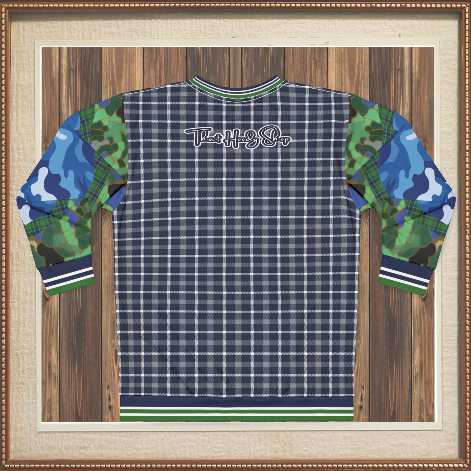 Ultimate Golf Mobile Tartan Plaid Unisex Sweatshirt (Gold Label)