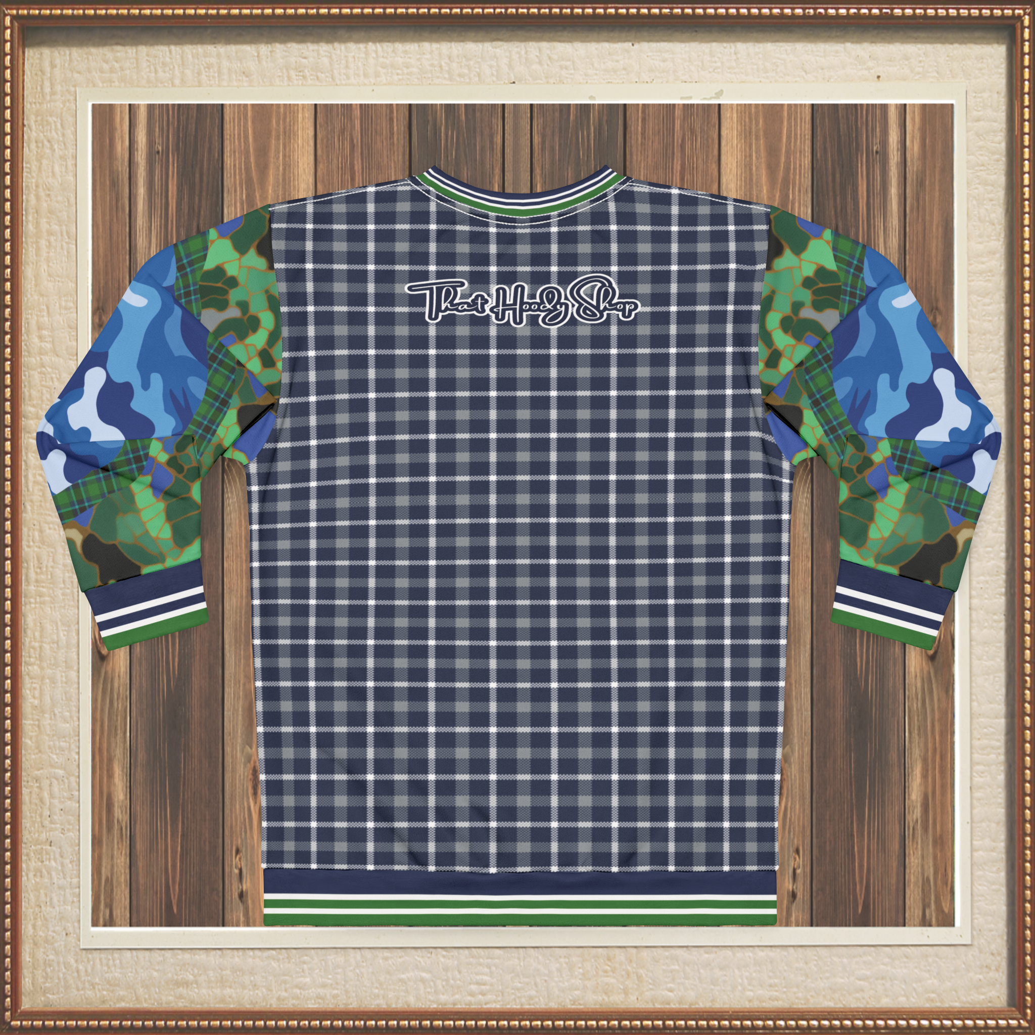 Ultimate Golf Mobile Tartan Plaid Unisex Sweatshirt (Gold Label)