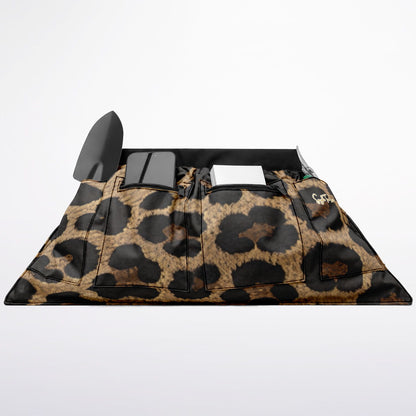 Untamed &amp; Unbothered in Brown Leopard Garden Harvest Bag