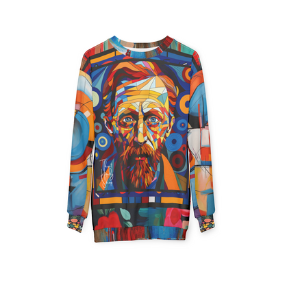 Van Gogh in Living Color Mosaic Print Unisex Sweatshirt (Gold Label)