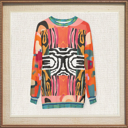 Walk on the Wild Side Zebra Print Unisex Sweatshirt (Gold Label)