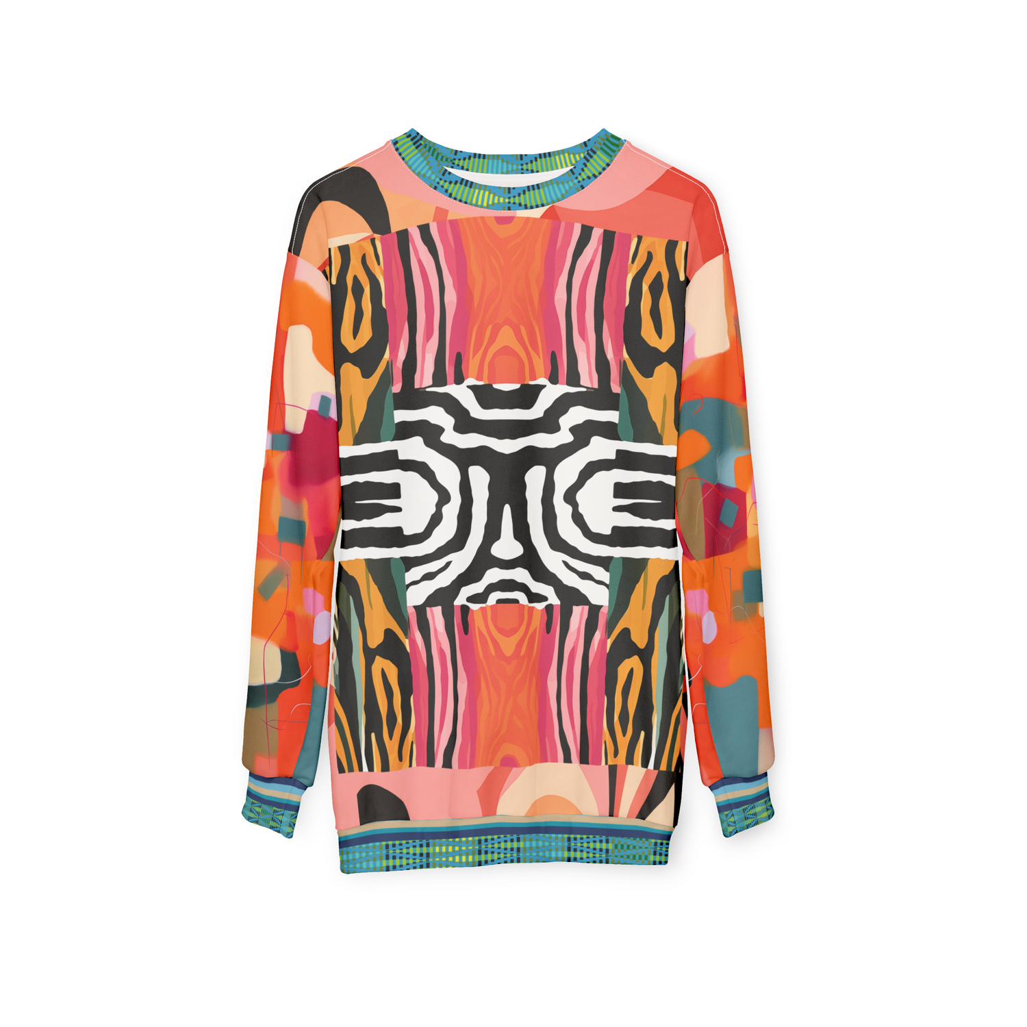 Walk on the Wild Side Zebra Print Unisex Sweatshirt (Gold Label)