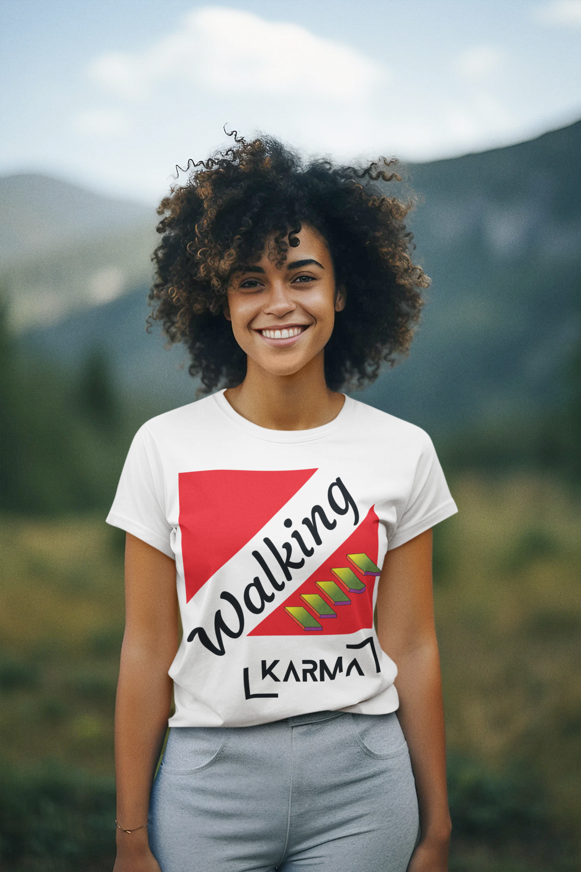 Walking Karma Coming Short Sleeve Tee