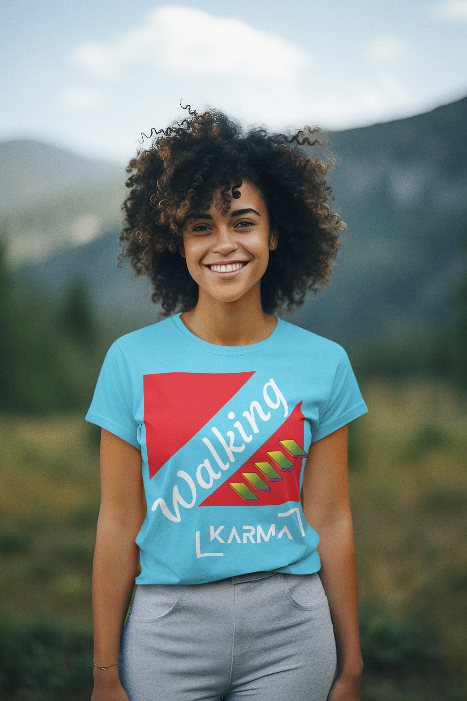 Walking Karma Coming Short Sleeve Tee