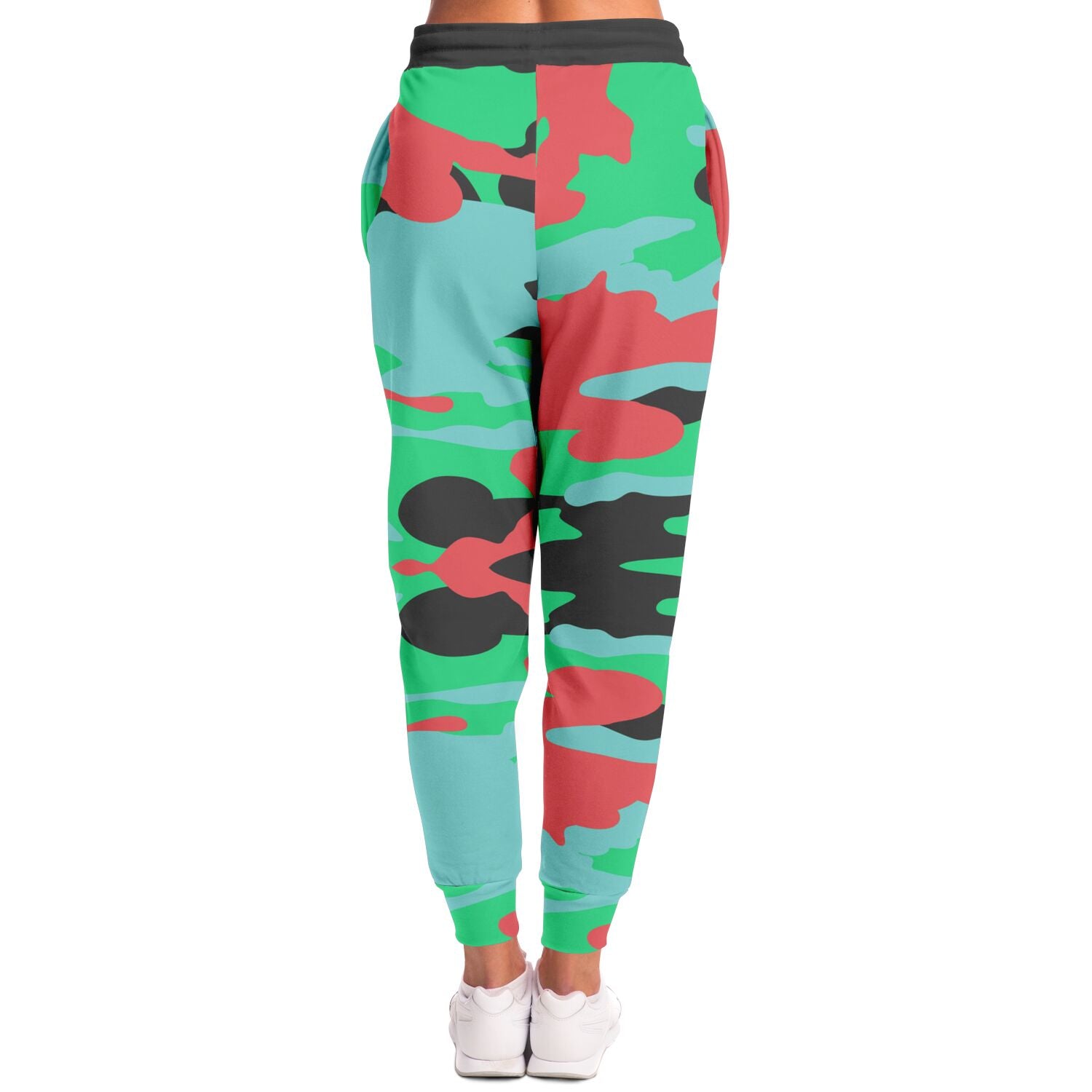 Watermelon Mint Eco-Poly Camo Unisex Joggers