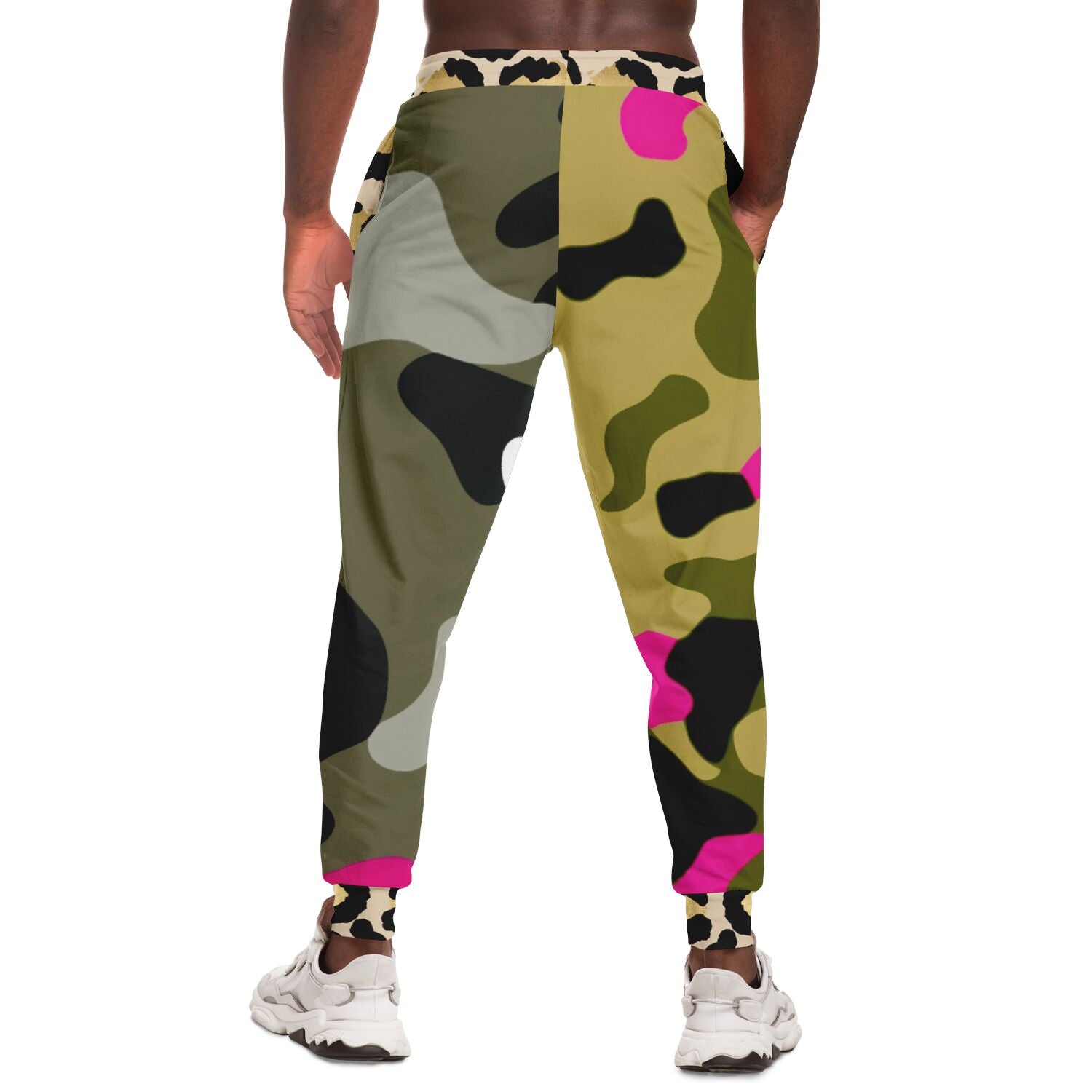West Hollywood Pink Eco-Poly Camo Unisex Joggers