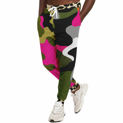 West Hollywood Pink Eco-Poly Camo Unisex Joggers