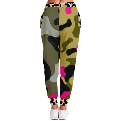 West Hollywood Pink Eco-Poly Camo Unisex Joggers