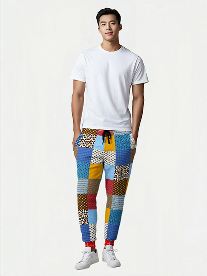 Western Edition Country Patchwork Eco-Poly Unisex Joggers