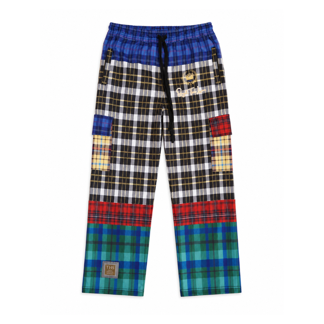 Who’s Plaid You’re Plaid Varsity Cargo Pants
