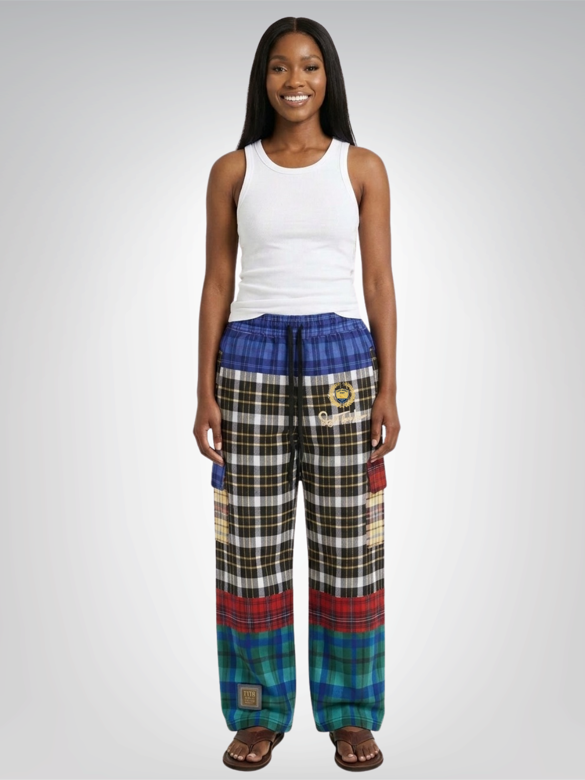Who’s Plaid You’re Plaid Varsity Cargo Pants