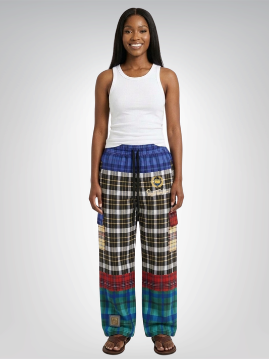 Who’s Plaid You’re Plaid Varsity Cargo Pants