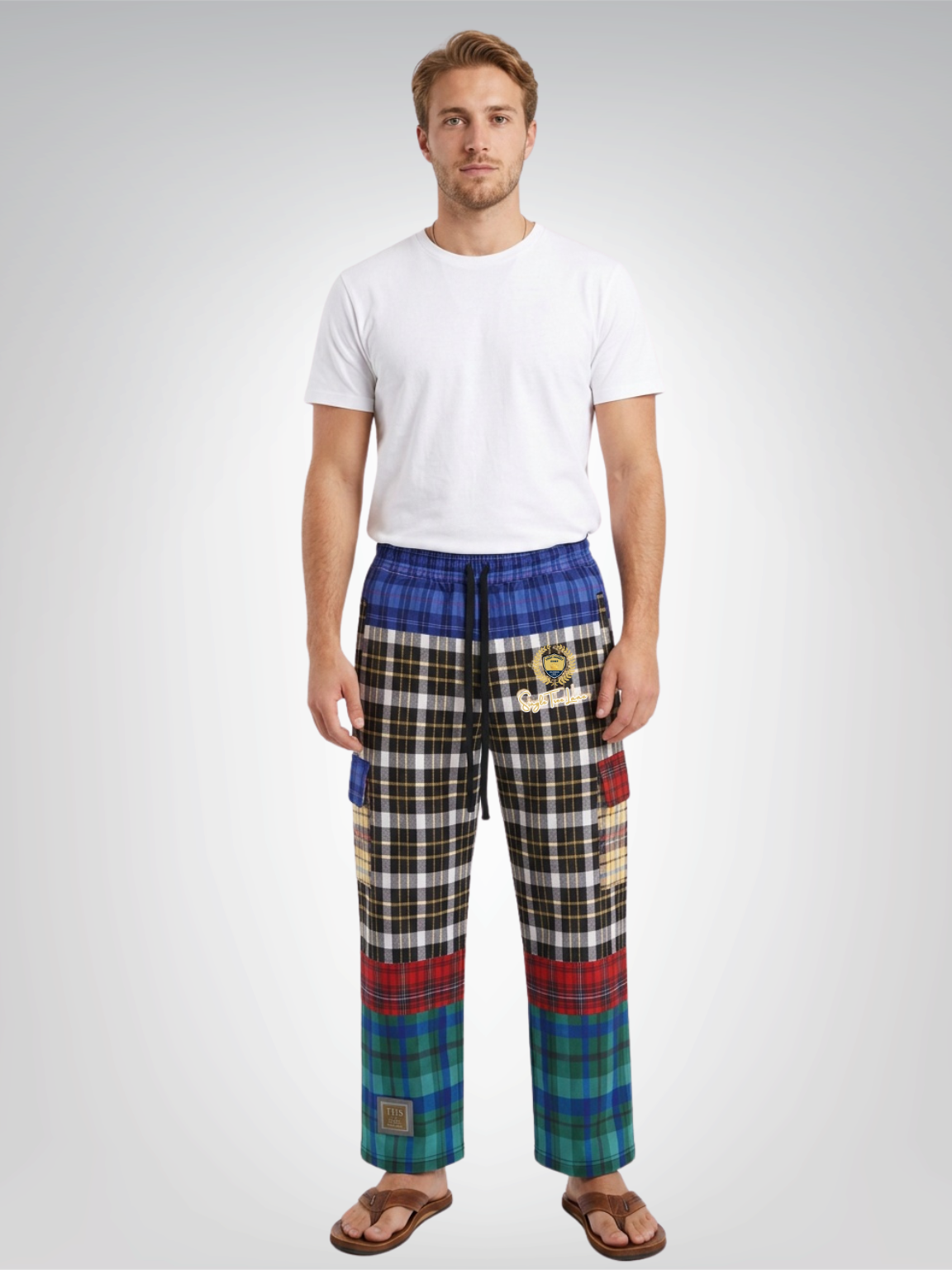 Who’s Plaid You’re Plaid Varsity Cargo Pants