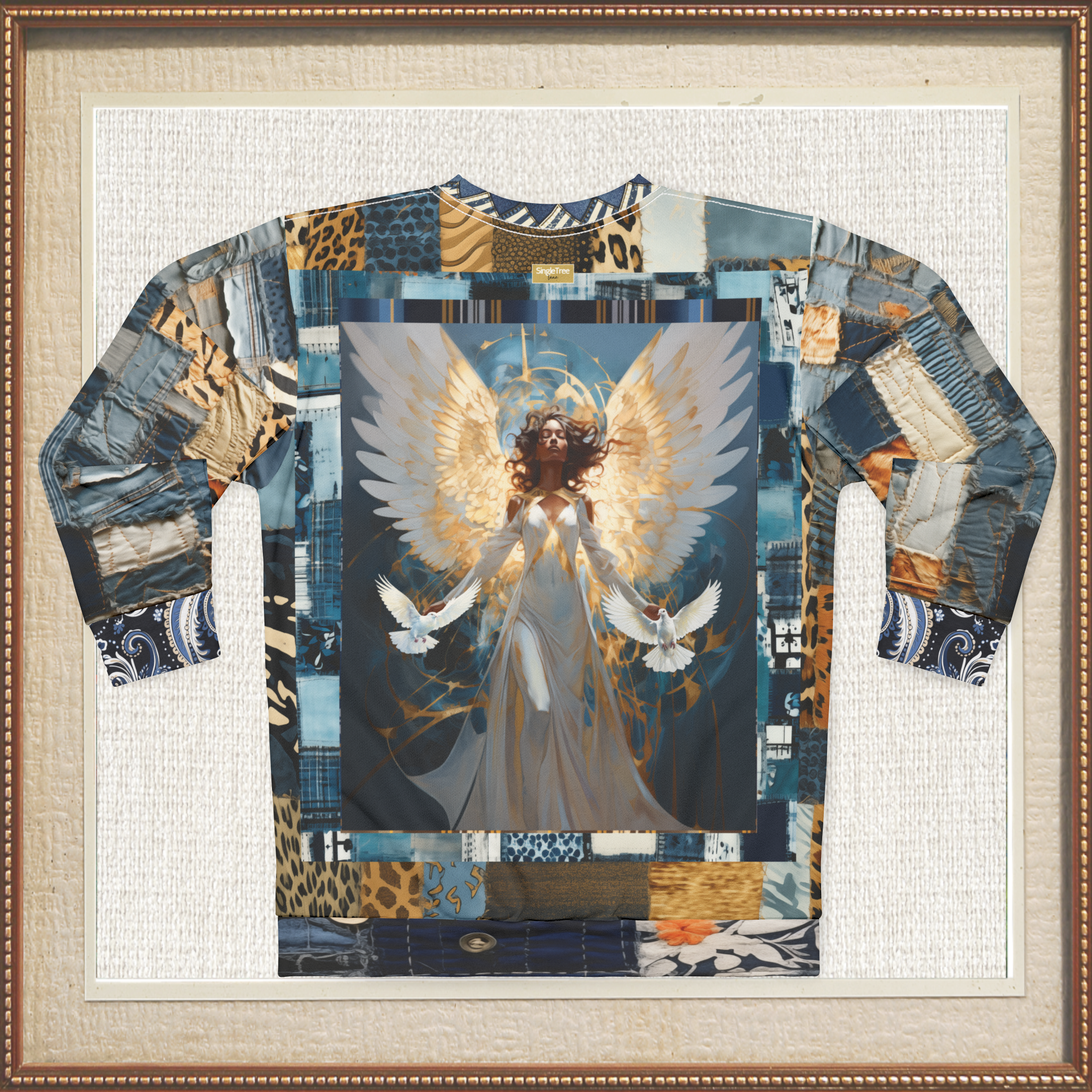Wild Angel Animal Print Unisex Sweatshirt (Gold Label)