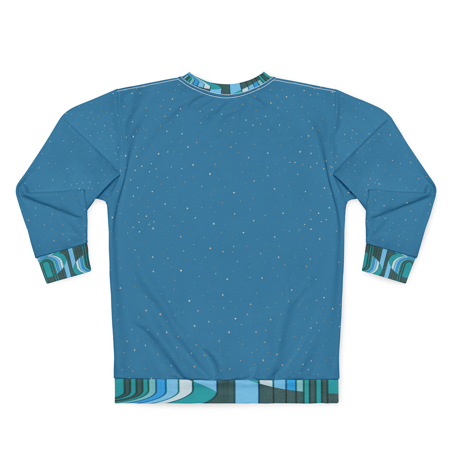 Wild Cheetah in Blue Unisex Sweatshirt (Gold Label)