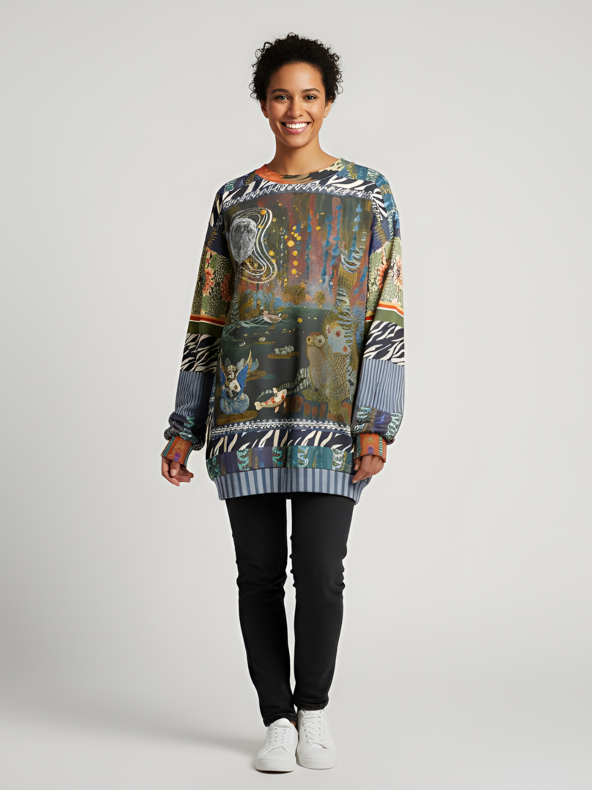 Wiosna Waterway in Deco Fantasy Unisex Sweatshirt (Gold Label)