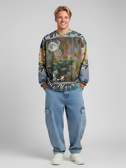 Wiosna Waterway in Deco Fantasy Unisex Sweatshirt (Gold Label)