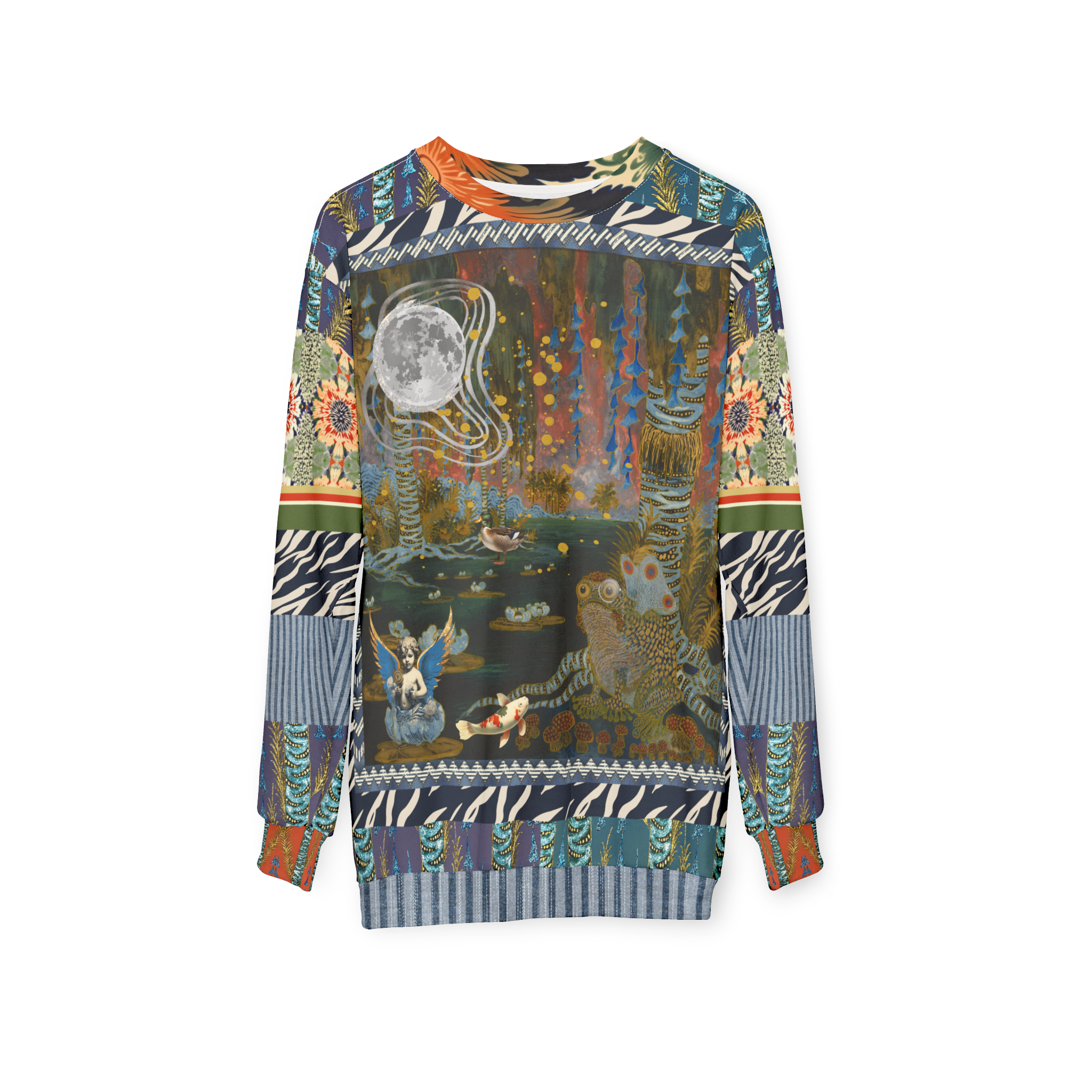 Wiosna Waterway in Deco Fantasy Unisex Sweatshirt (Gold Label)
