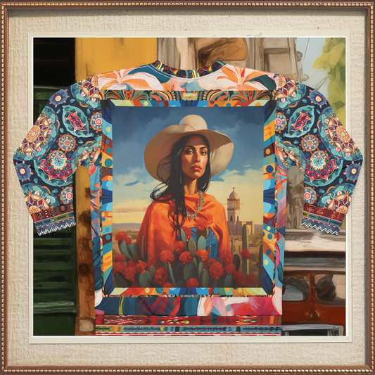 Woman of Chihuahua Unisex Sweatshirt (Gold Label)