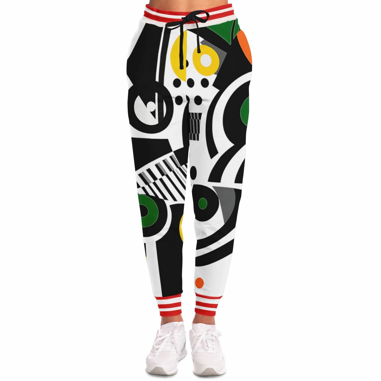 Zebra in African Abstract Eco-Poly Unisex Joggers