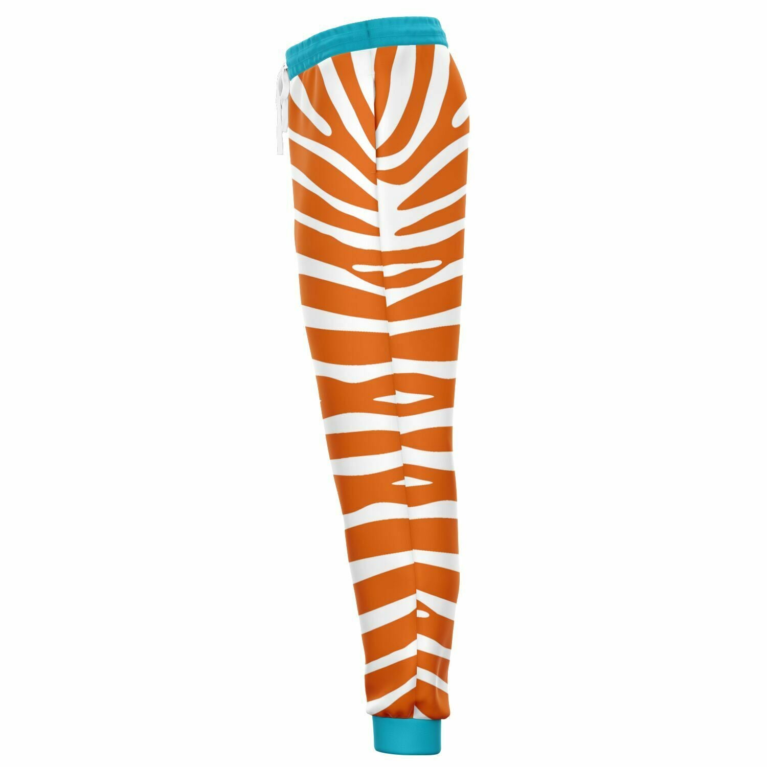 Zebra in Orange Eco-Poly Unisex Joggers